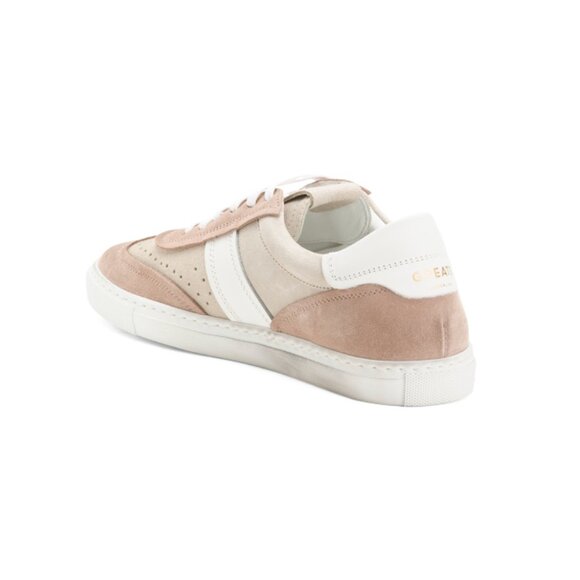 GREATS Light Taupe Made In Italy Leather Charlie Sneakers - Picture 2 of 2